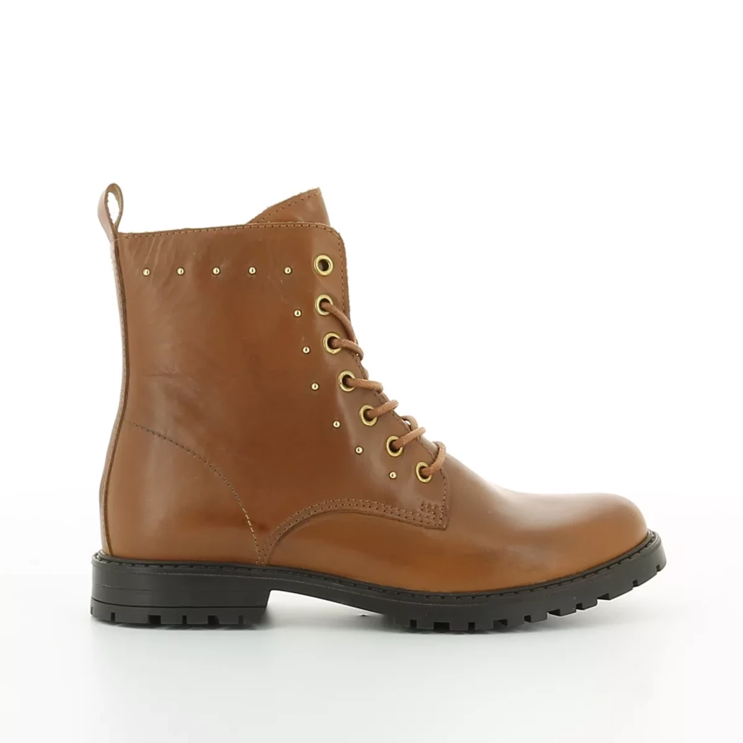 Image (2) de la chaussures Norvik - Bottines Cuir naturel / Cognac en Cuir