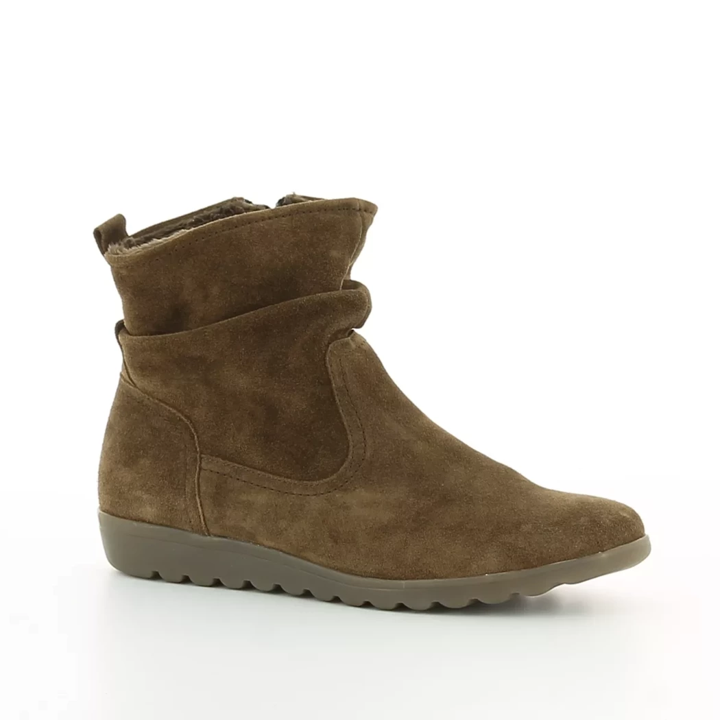 Image (1) de la chaussures Sens - Boots Marron en Cuir nubuck