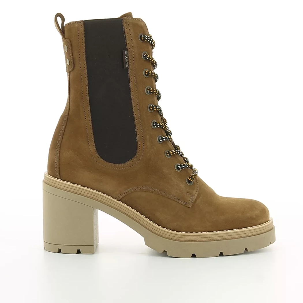 Image (2) de la chaussures Nero Giardini - Bottines Cuir naturel / Cognac en Cuir nubuck