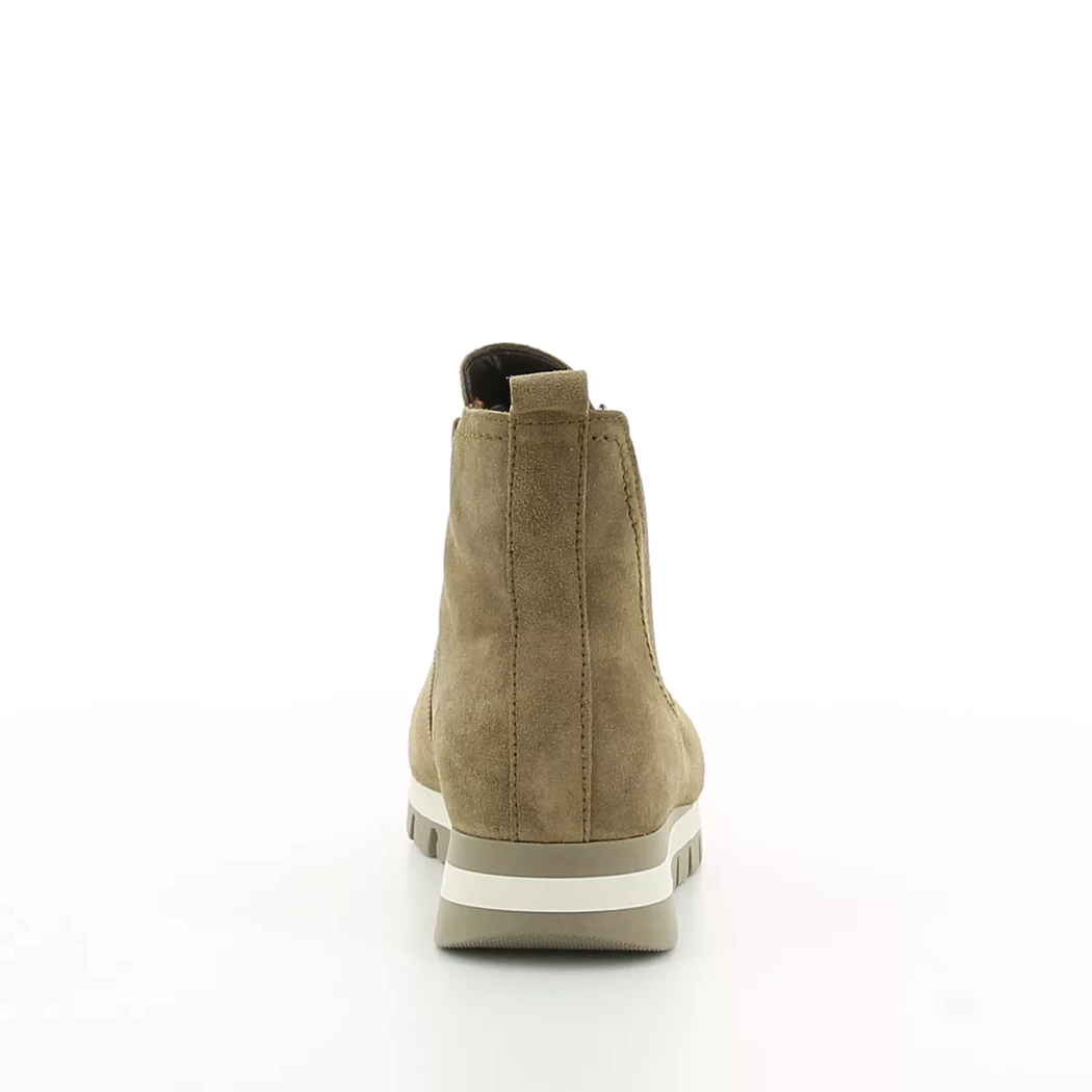 Image (3) de la chaussures Gabor - Boots Taupe en Cuir nubuck