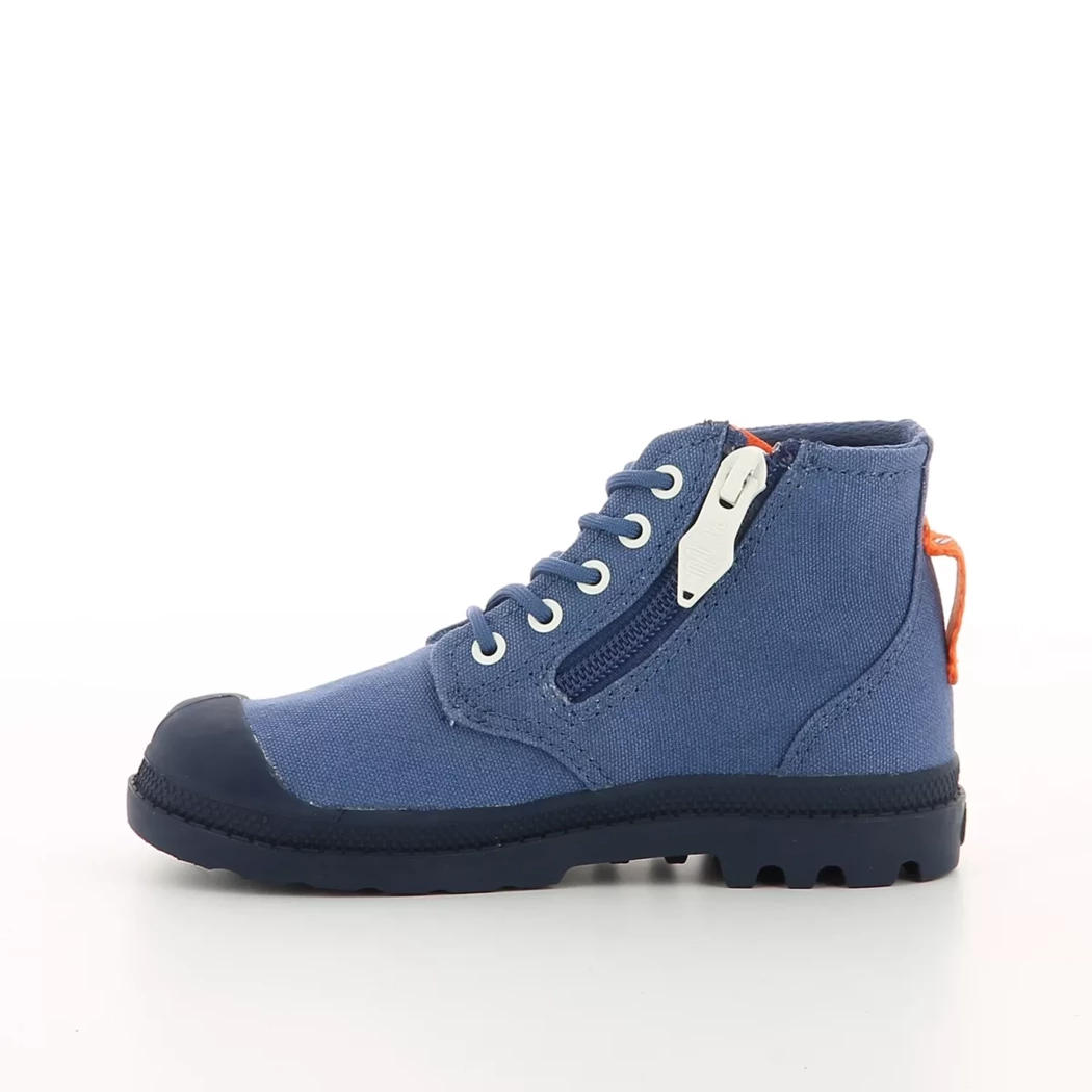 Image (4) de la chaussures Palladium - Bottines Bleu en Textile