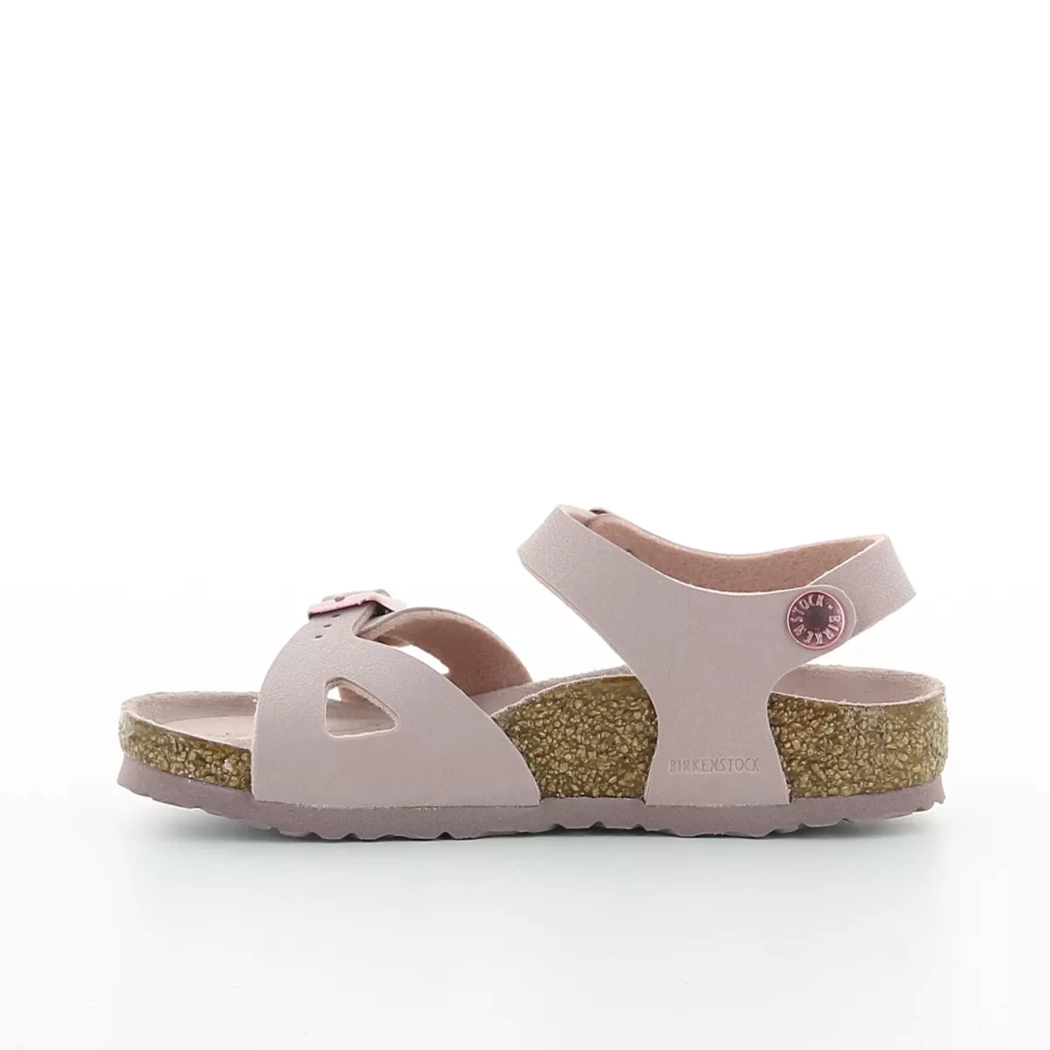 Image (4) de la chaussures Birkenstock - Sandales et Nu-Pieds Rose en Cuir synthétique