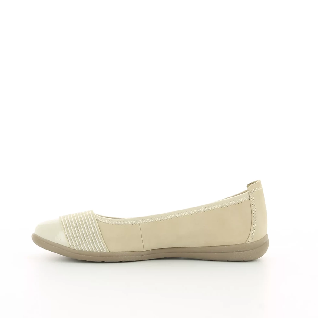 Image (4) de la chaussures Jana - Ballerines Beige en Cuir