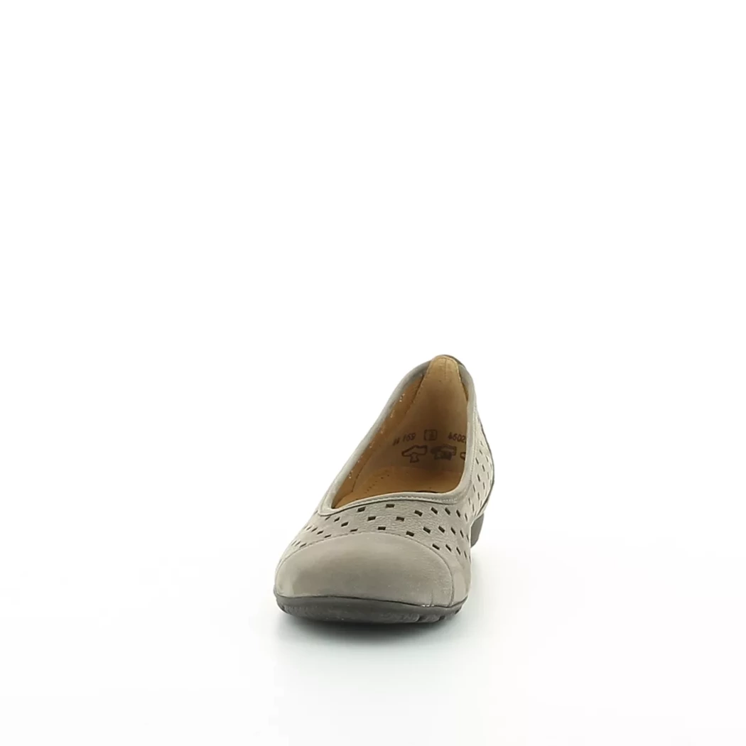 Image (5) de la chaussures Gabor - Ballerines Taupe en Cuir nubuck