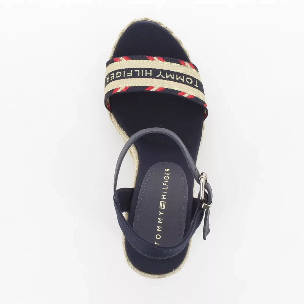 Image (6) de la chaussures Tommy Hilfiger - Sandales et Nu-Pieds Bleu en Textile