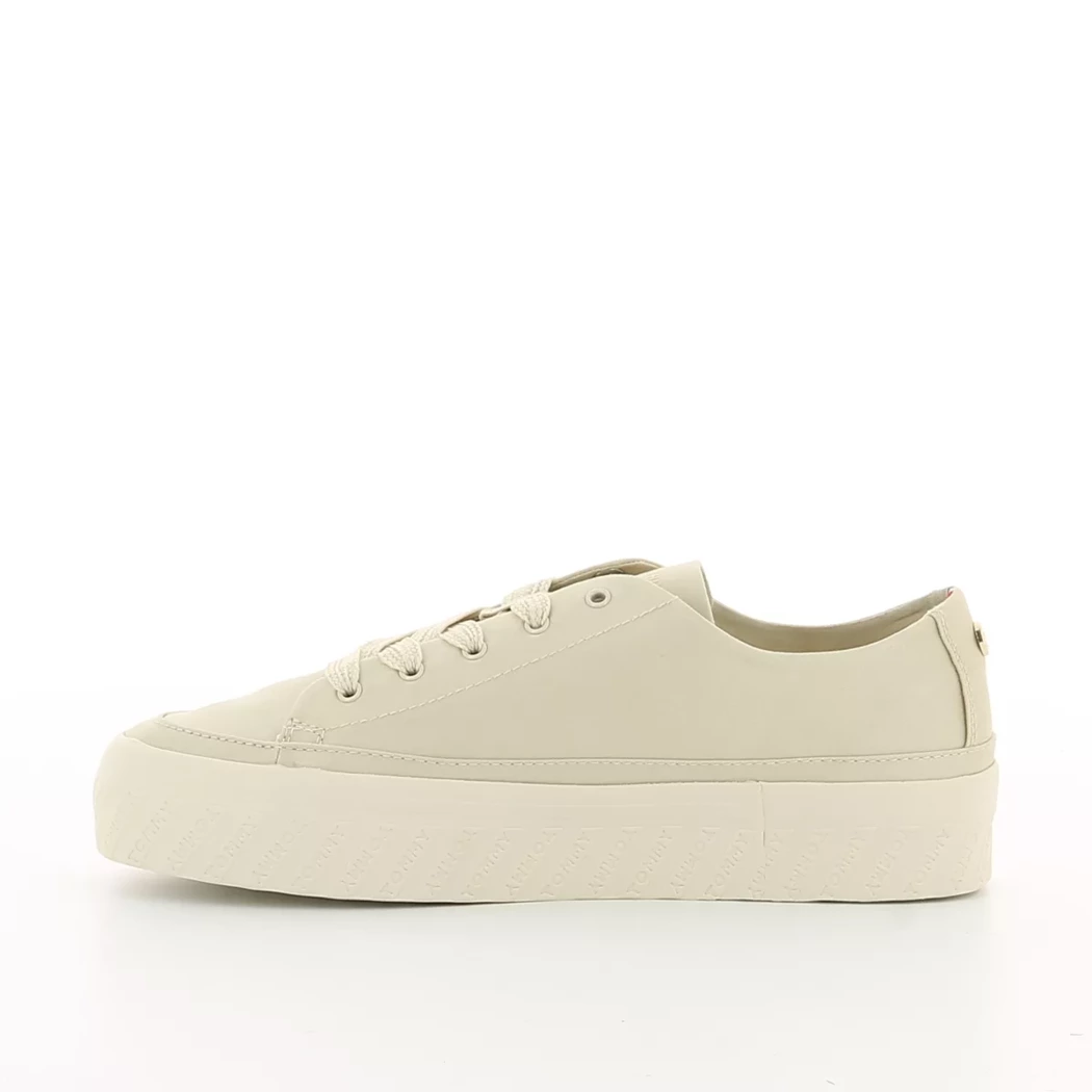 Image (4) de la chaussures Tommy Hilfiger - Baskets Beige en Textile