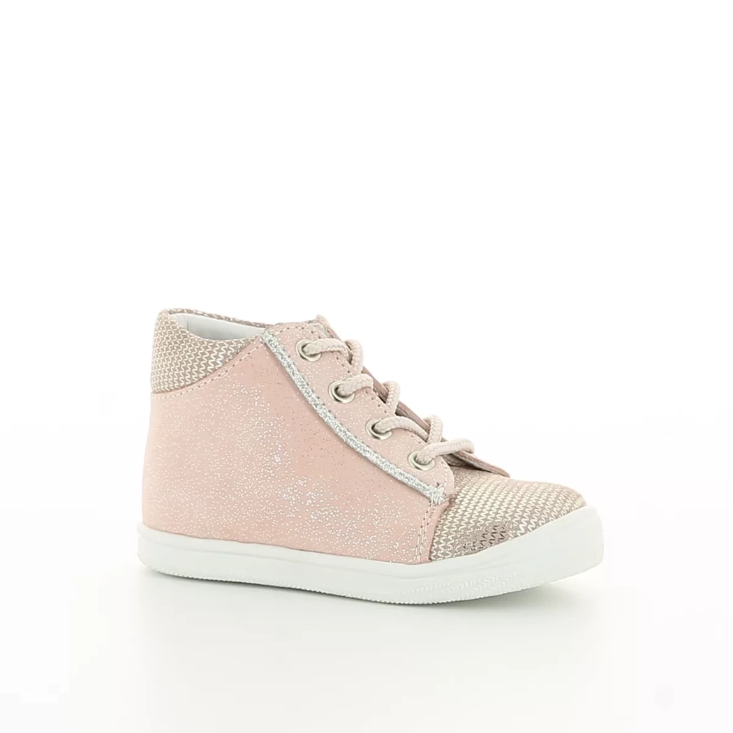 Image (1) de la chaussures Bellamy - Bottines Rose en Cuir