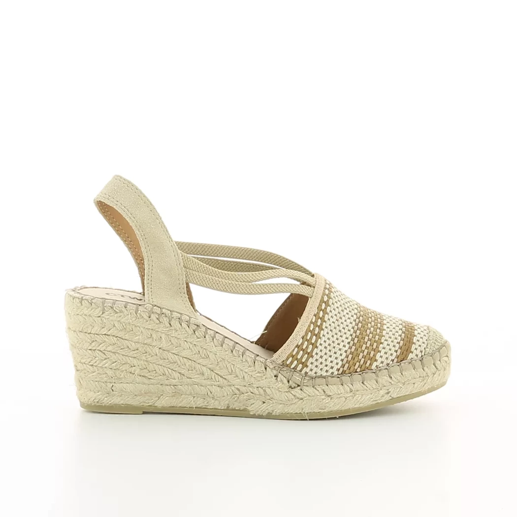 Image (2) de la chaussures Ctwlk - Escarpins Beige en Textile