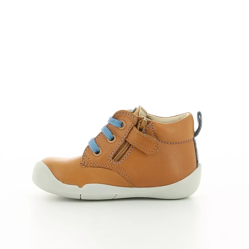 Image (4) de la chaussures Kickers - Bottines Cuir naturel / Cognac en Cuir