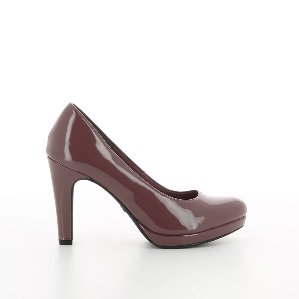 Image (2) de la chaussures Tamaris - Escarpins Bordeaux en Cuir vernis