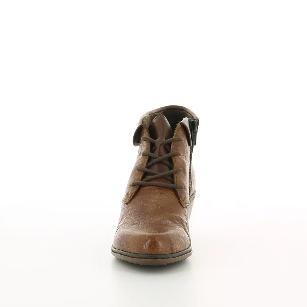 Image (5) de la chaussures Rieker - Bottines Cuir naturel / Cognac en Cuir