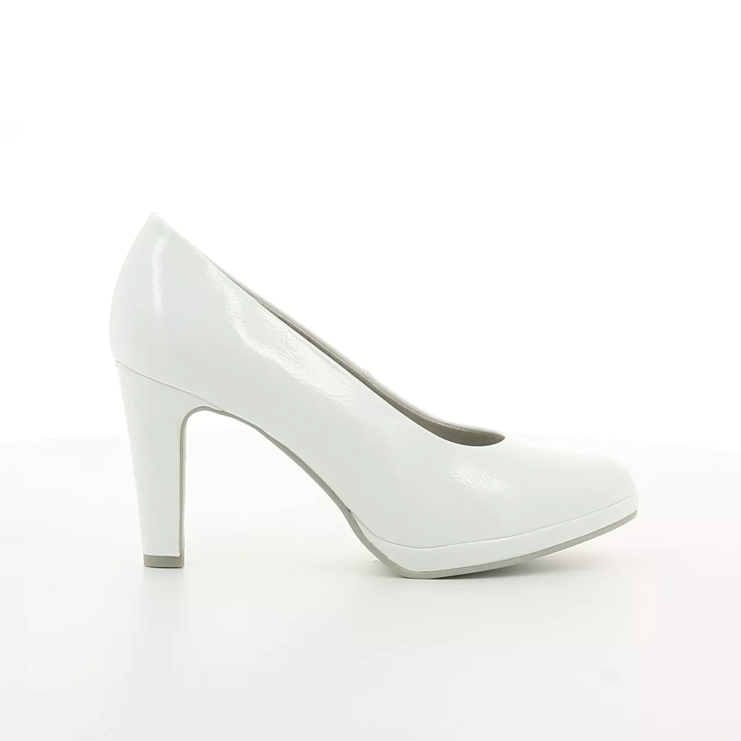 Image (2) de la chaussures Marco Tozzi - Escarpins Blanc en Cuir synthétique