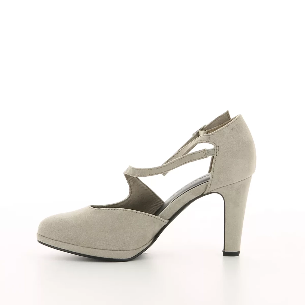 Image (4) de la chaussures Marco Tozzi - Escarpins Taupe en Cuir synthétique