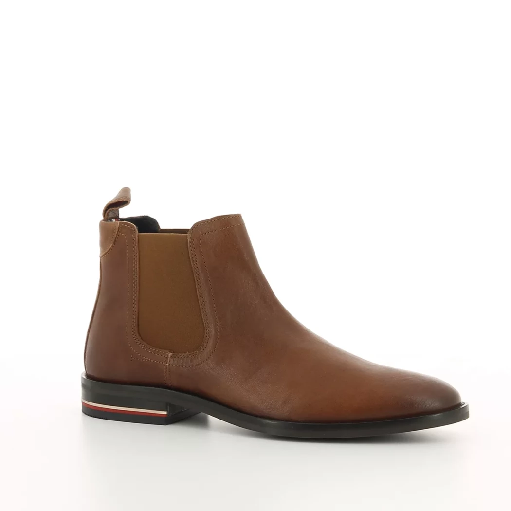 Image (1) de la chaussures Tommy jeans - Boots Cuir naturel / Cognac en Cuir