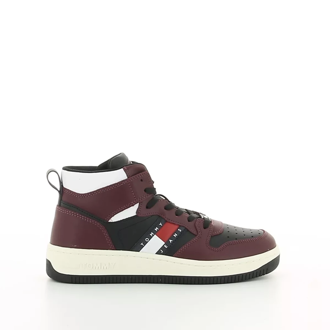 Image (2) de la chaussures Tommy jeans - Baskets Bordeaux en Cuir