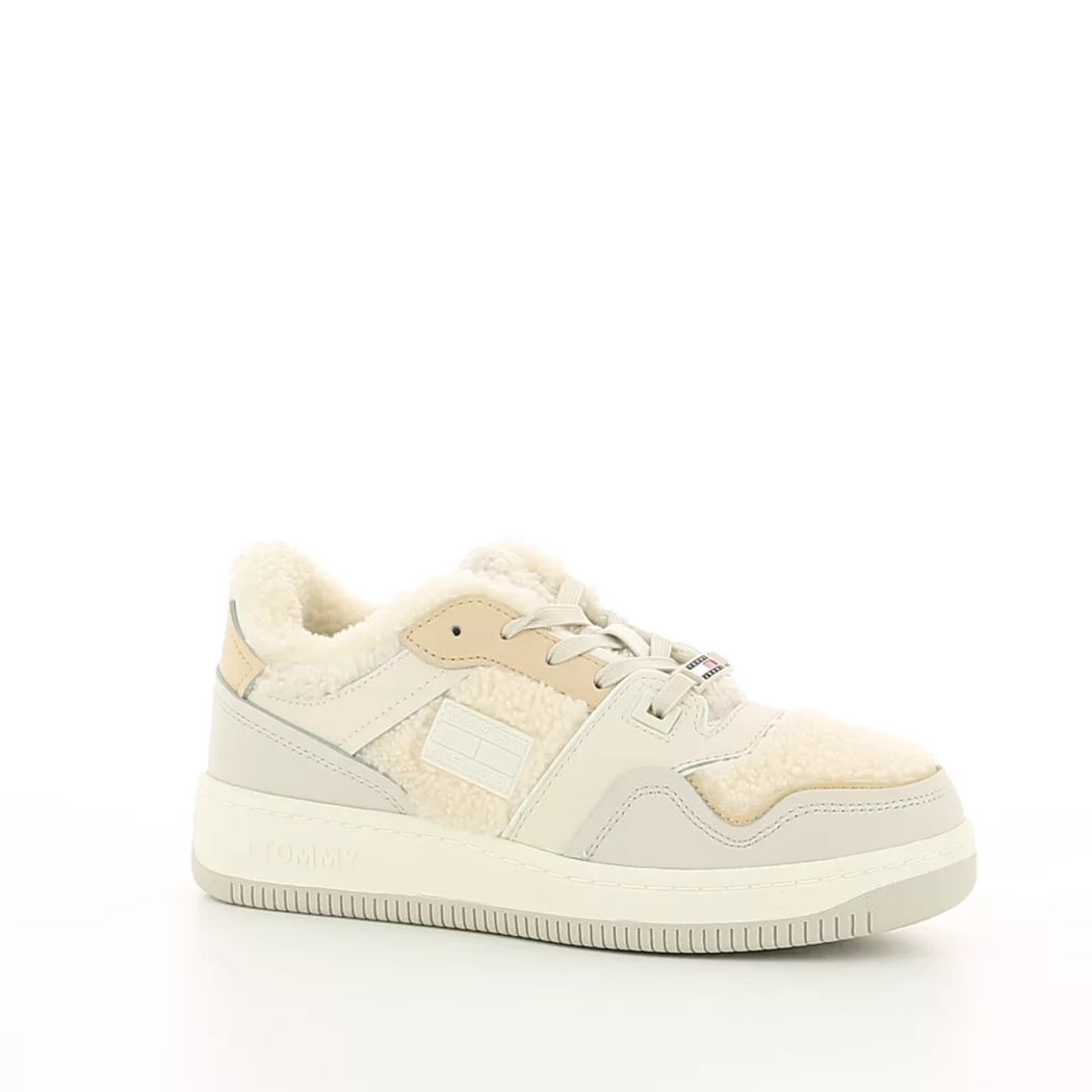 Image (1) de la chaussures Tommy Hilfiger - Baskets Beige en Cuir