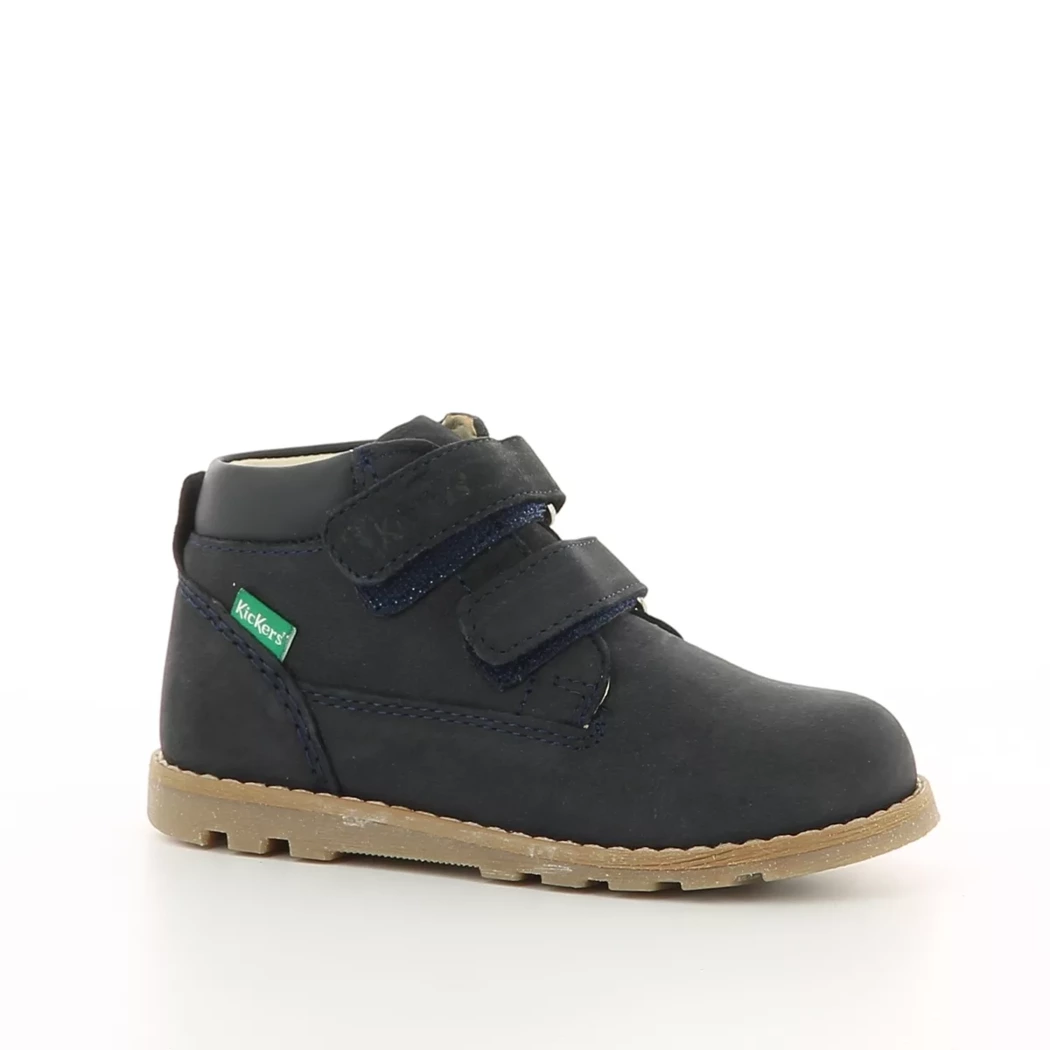 Image (1) de la chaussures Kickers - Bottines Bleu en Cuir nubuck