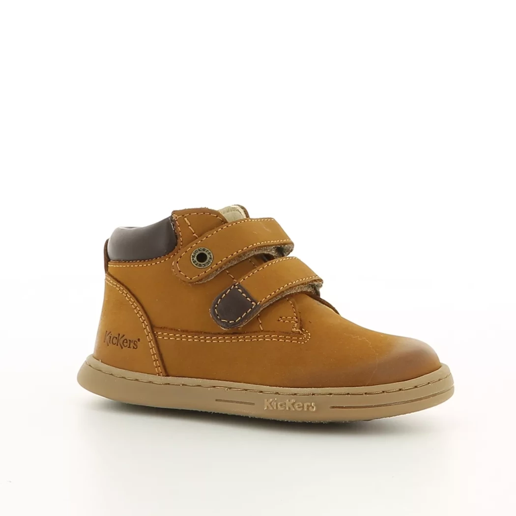 Image (1) de la chaussures Kickers - Bottines Cuir naturel / Cognac en Cuir nubuck