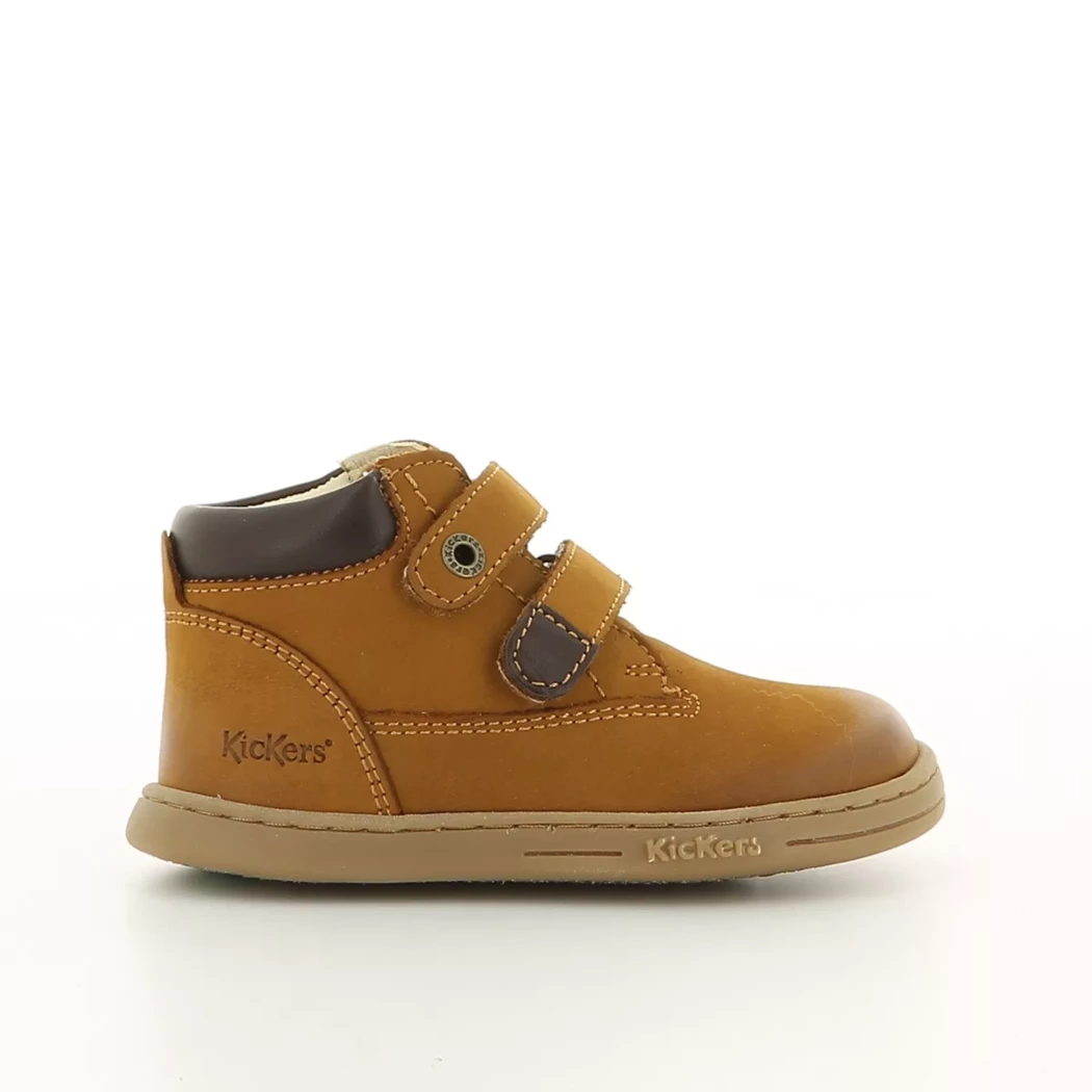 Image (2) de la chaussures Kickers - Bottines Cuir naturel / Cognac en Cuir nubuck