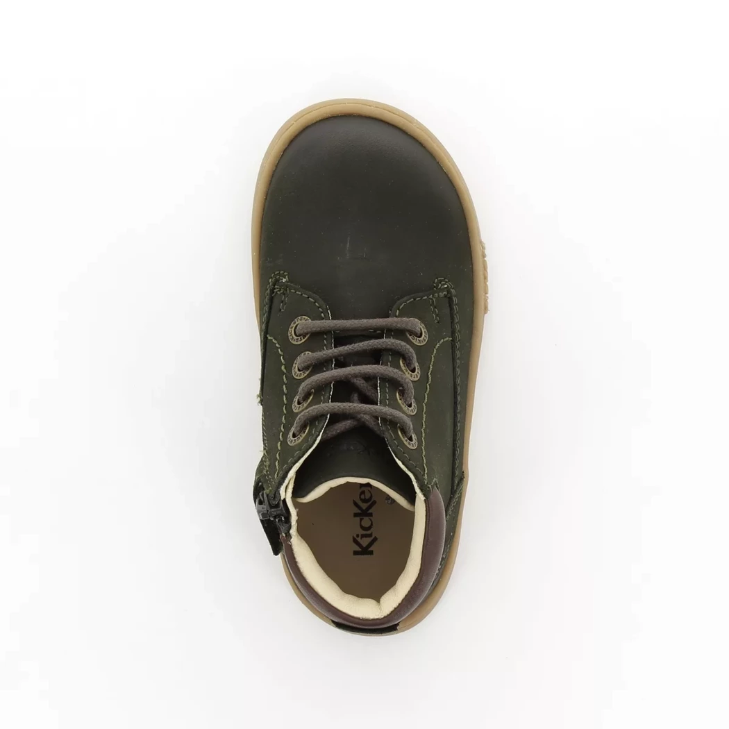 Image (6) de la chaussures Kickers - Bottines Vert en Cuir nubuck