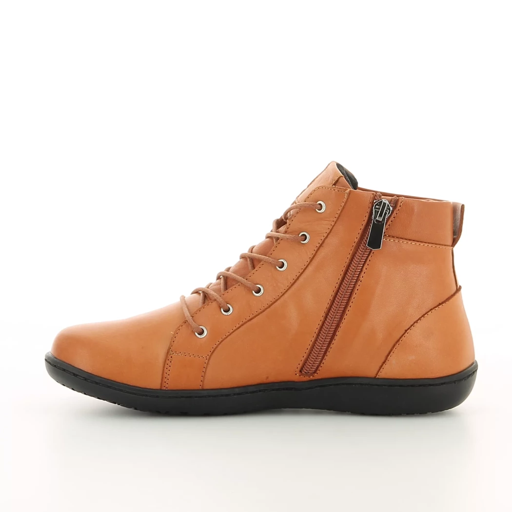 Image (4) de la chaussures Andrea Conti - Bottines Orange en Cuir