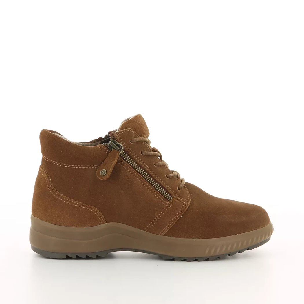 Image (2) de la chaussures Tamaris Comfort - Bottines Cuir naturel / Cognac en Cuir nubuck