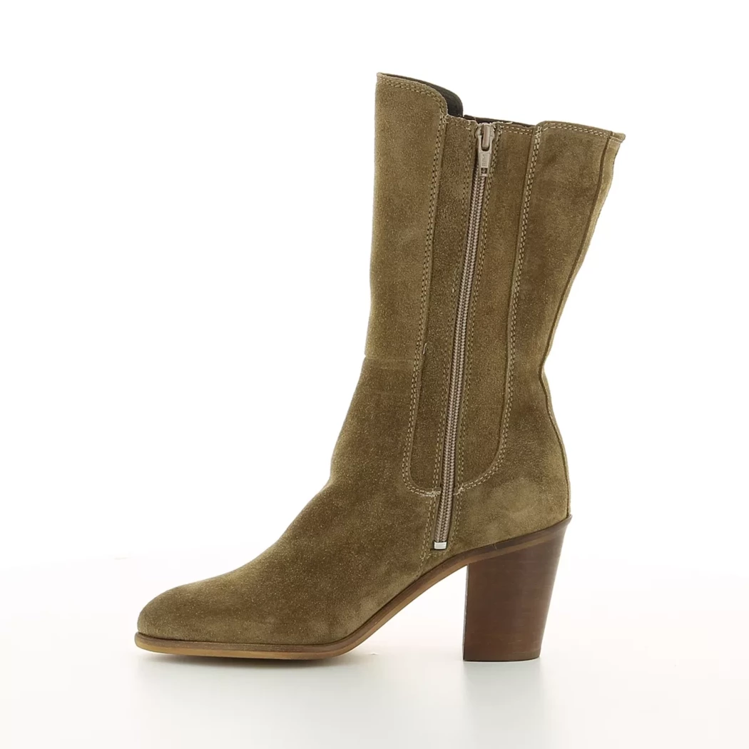 Image (4) de la chaussures Goodstep - Boots Taupe en Cuir nubuck