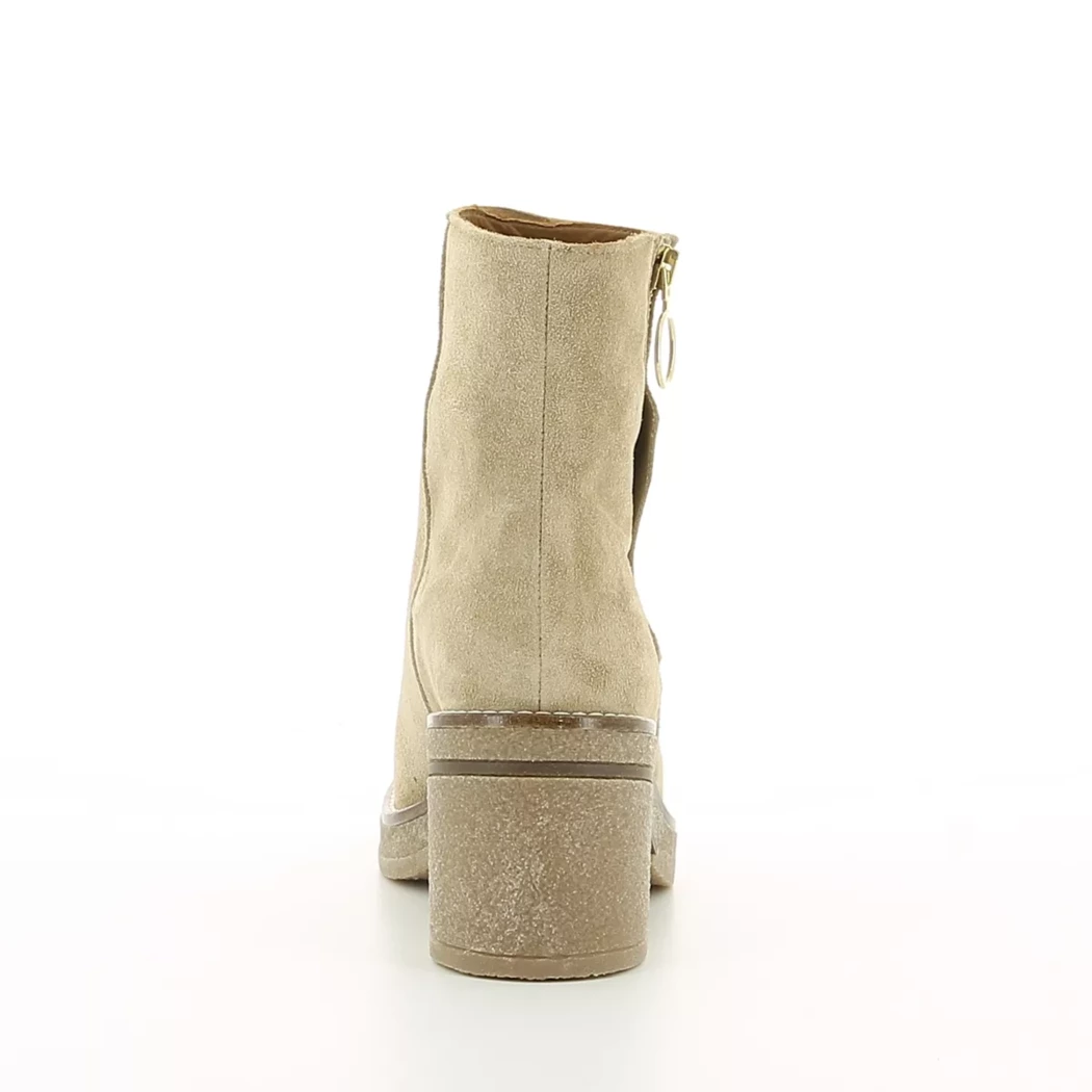 Image (3) de la chaussures Alpe - Boots Beige en Cuir nubuck