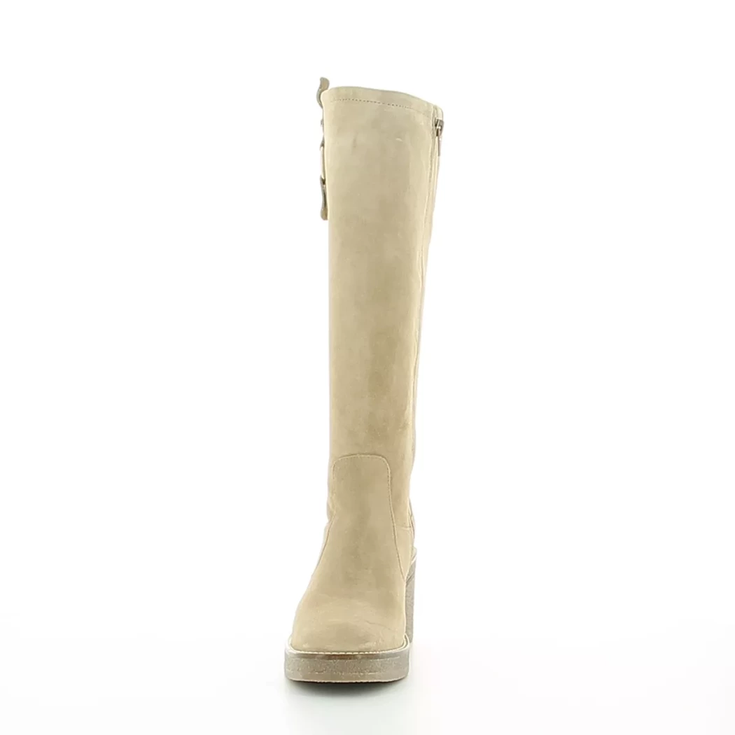 Image (5) de la chaussures Alpe - Bottes Beige en Cuir nubuck