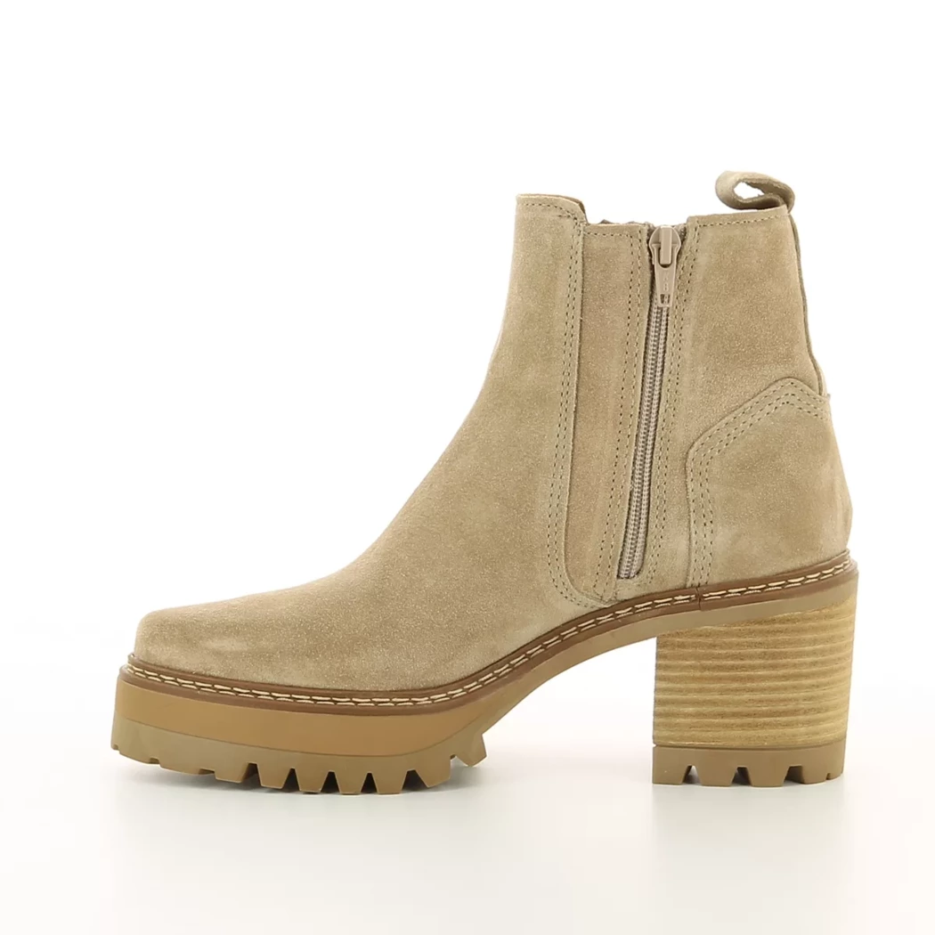 Image (4) de la chaussures Alpe - Boots Beige en Cuir nubuck