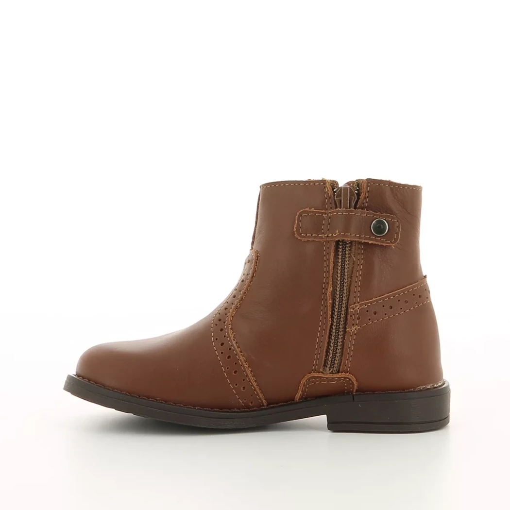 Image (4) de la chaussures Norvik - Boots Cuir naturel / Cognac en Cuir