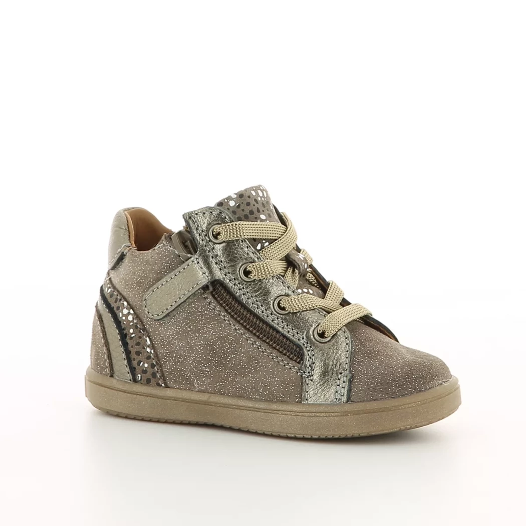 Image (1) de la chaussures Bellamy - Bottines Taupe en Cuir nubuck