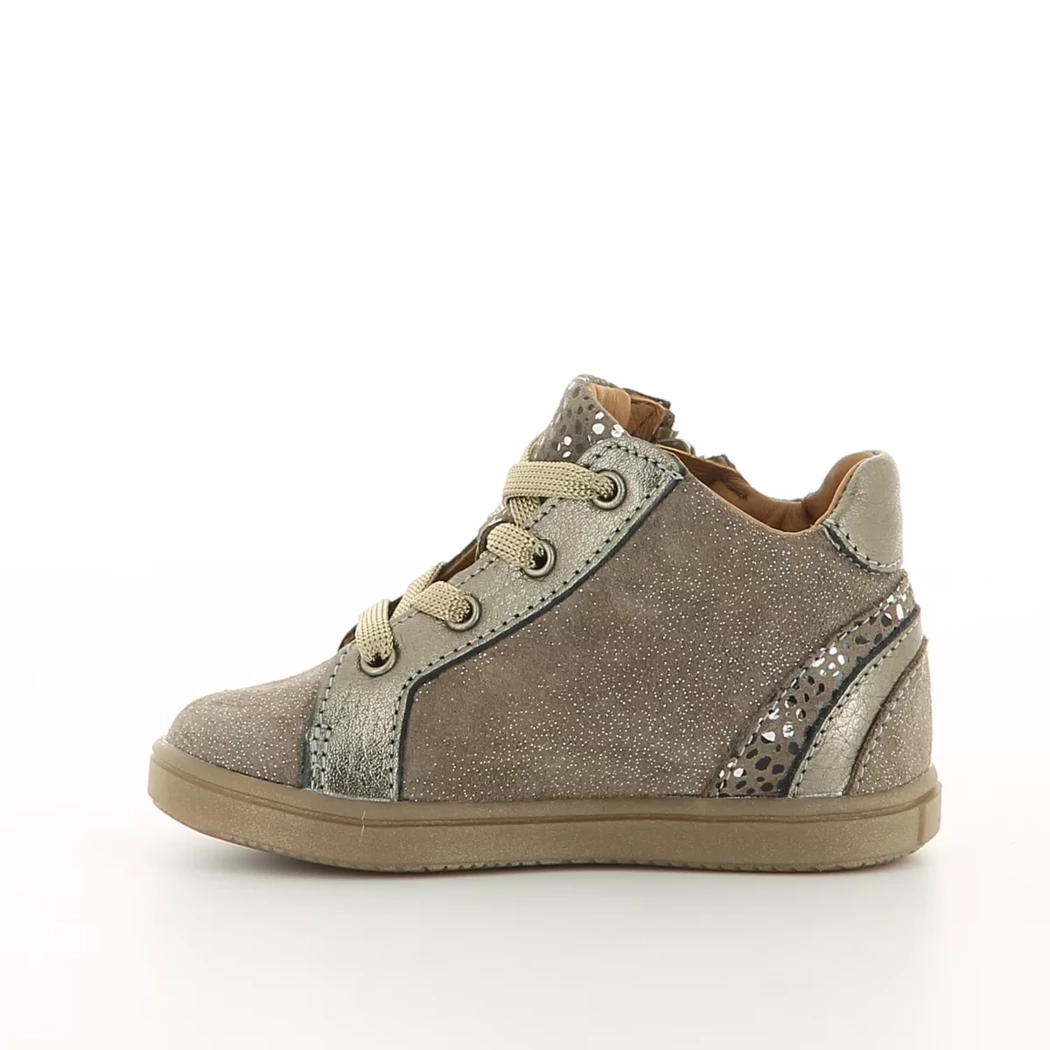 Image (4) de la chaussures Bellamy - Bottines Taupe en Cuir nubuck