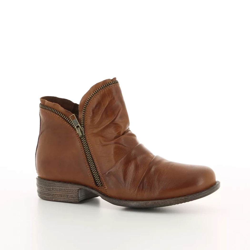 Image (1) de la chaussures Miz Mooz - Boots Cuir naturel / Cognac en Cuir