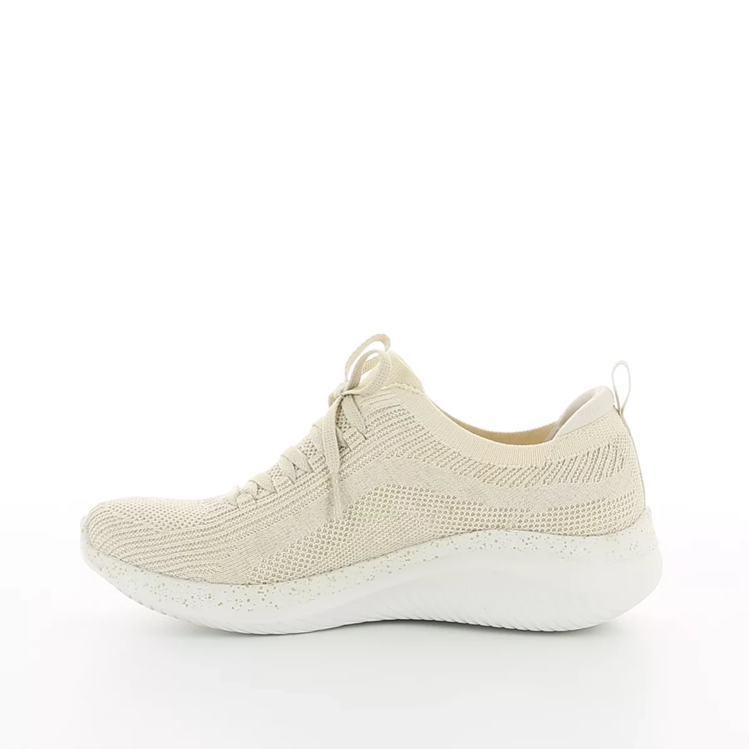 Image (4) de la chaussures Skechers - Baskets Beige en Textile