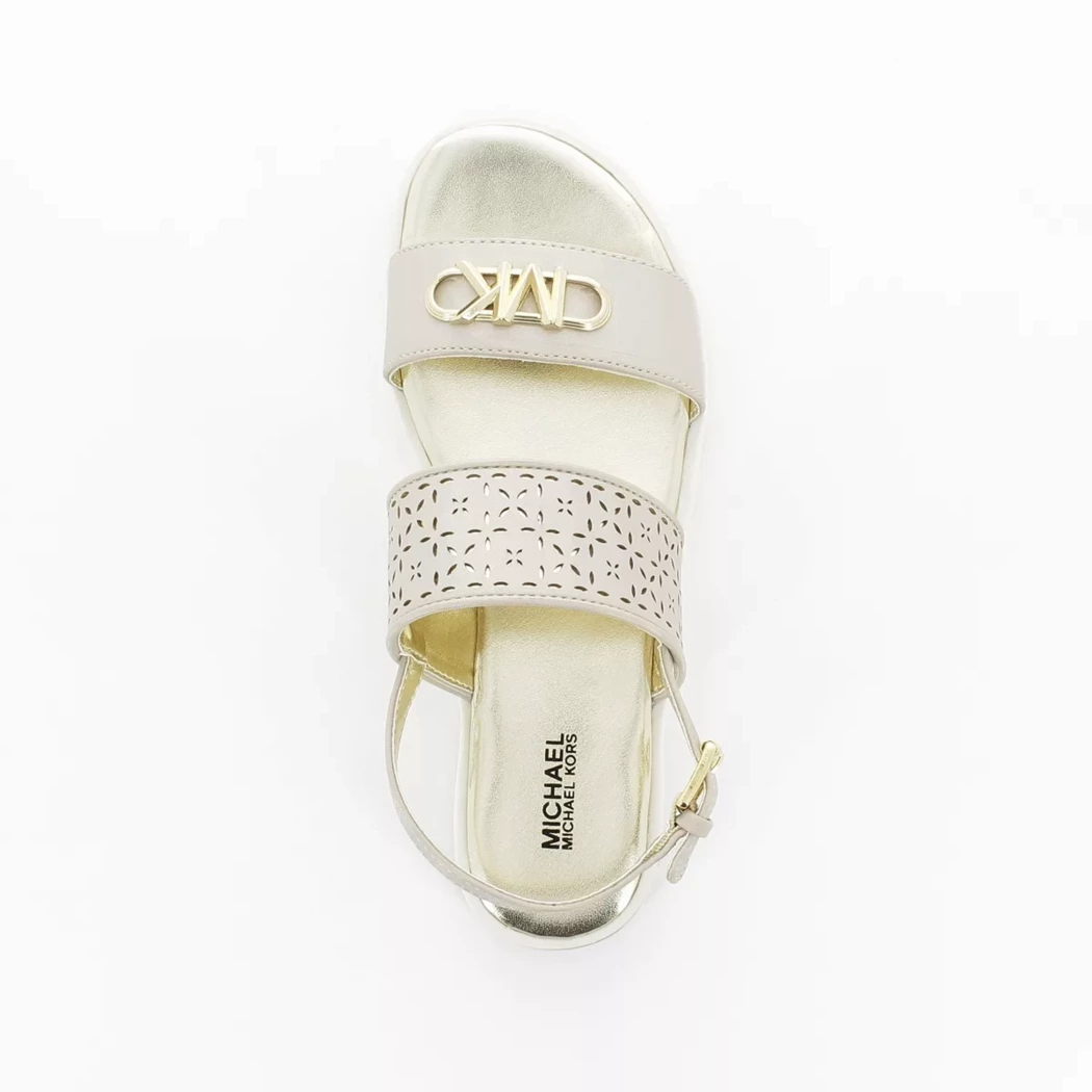 Image (6) de la chaussures Michael Kors Kids - Sandales et Nu-Pieds Argent en Nylon