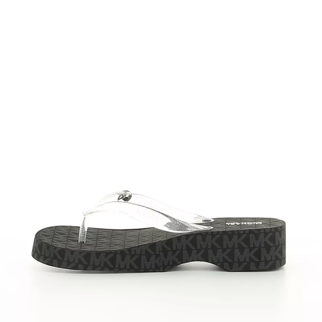 Image (4) de la chaussures Michael Kors Kids - Tongs et Plage Noir en Caoutchouc