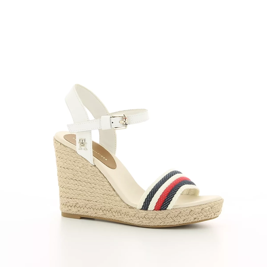 Image (1) de la chaussures Tommy Hilfiger - Sandales et Nu-Pieds Blanc en Textile