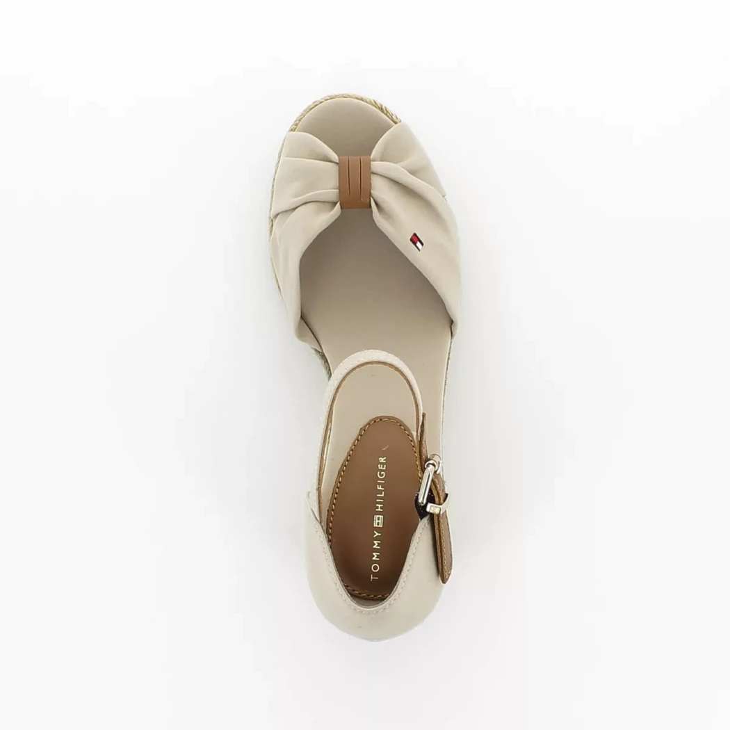 Image (6) de la chaussures Tommy Hilfiger - Sandales et Nu-Pieds Beige en Textile