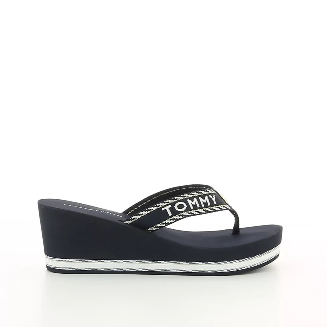 Image (2) de la chaussures Tommy Hilfiger - Tongs et Plage Bleu en Textile