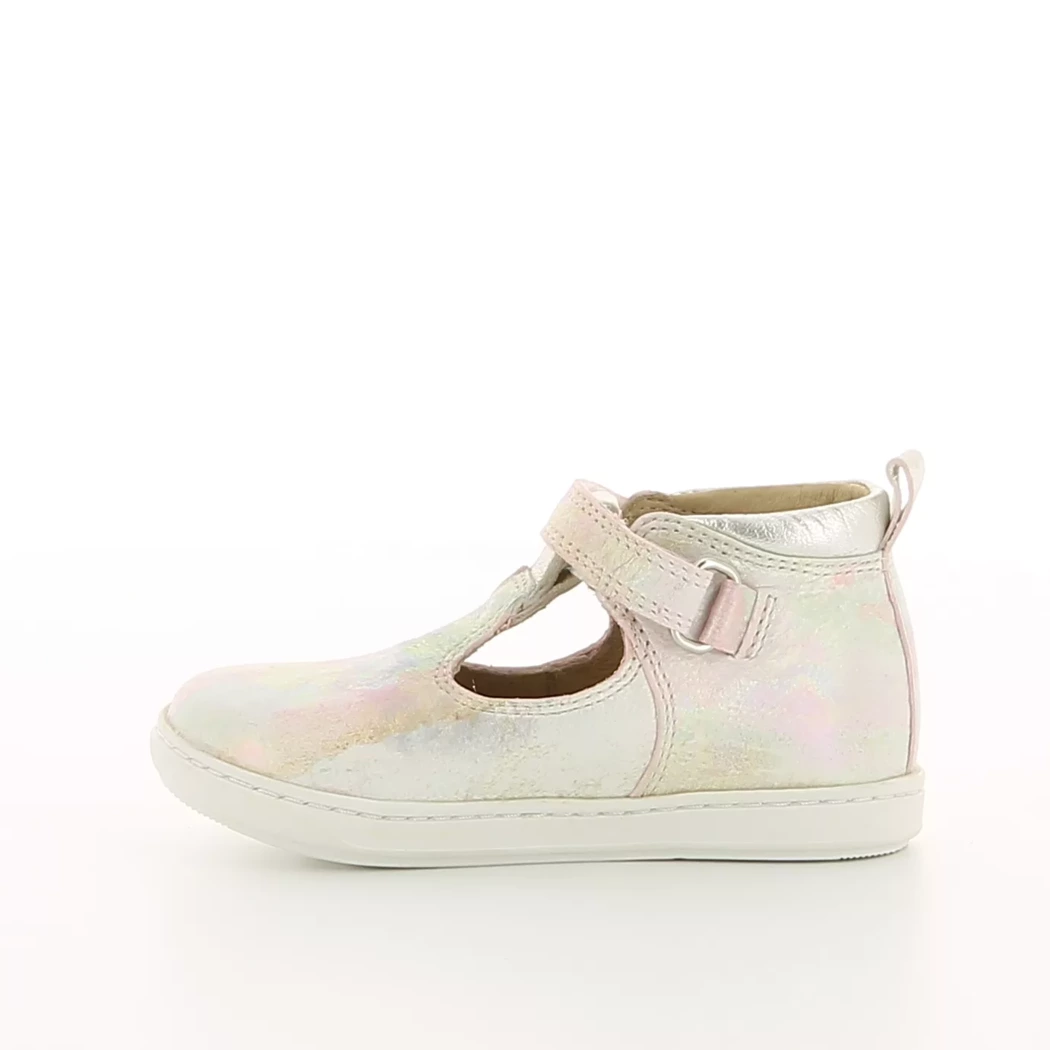 Image (4) de la chaussures Shoo pom - Bottines ouvertes Rose en Cuir