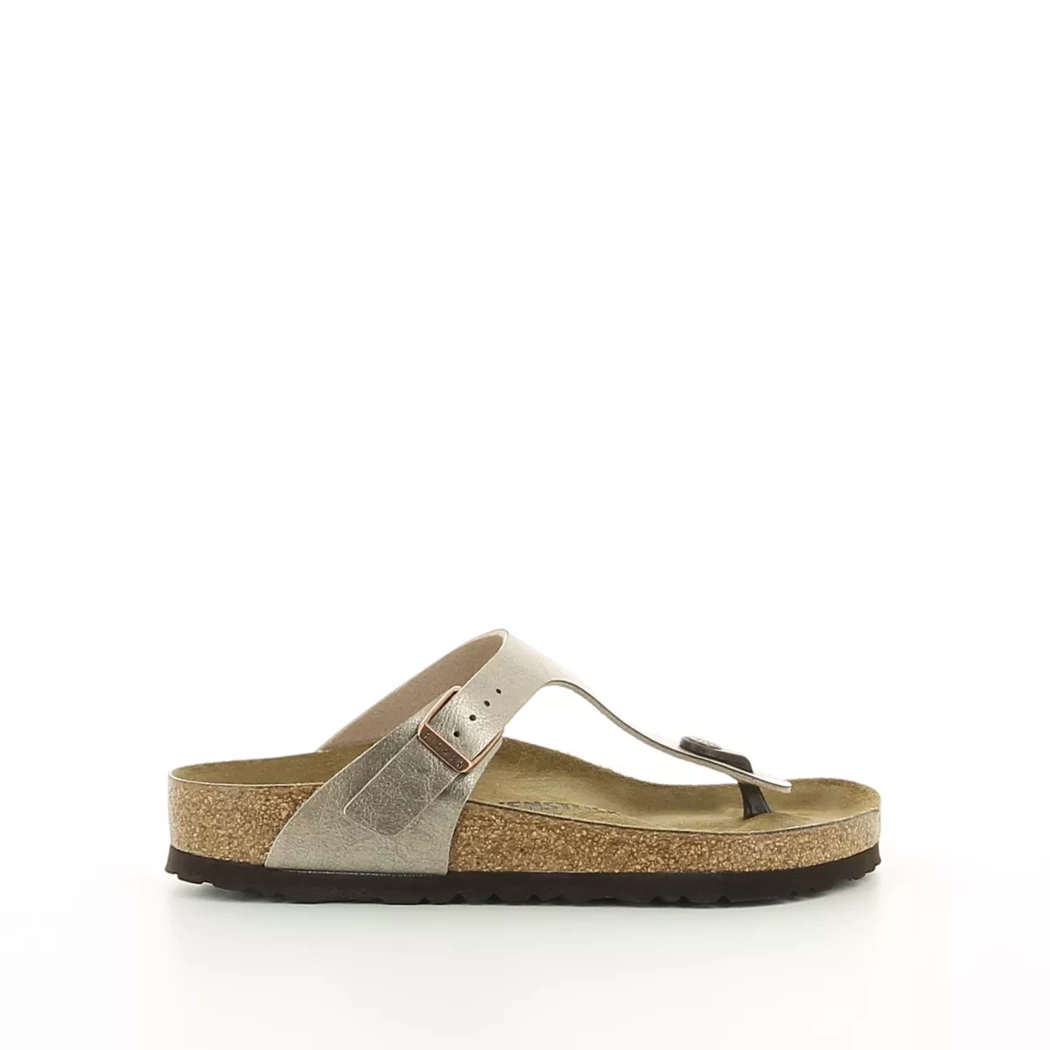 Image (2) de la chaussures Birkenstock - Mules et Sabots Taupe en Cuir synthétique