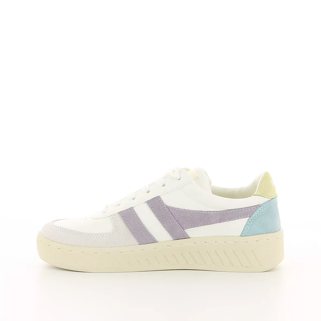 Image (4) de la chaussures Gola - Baskets Blanc en Cuir