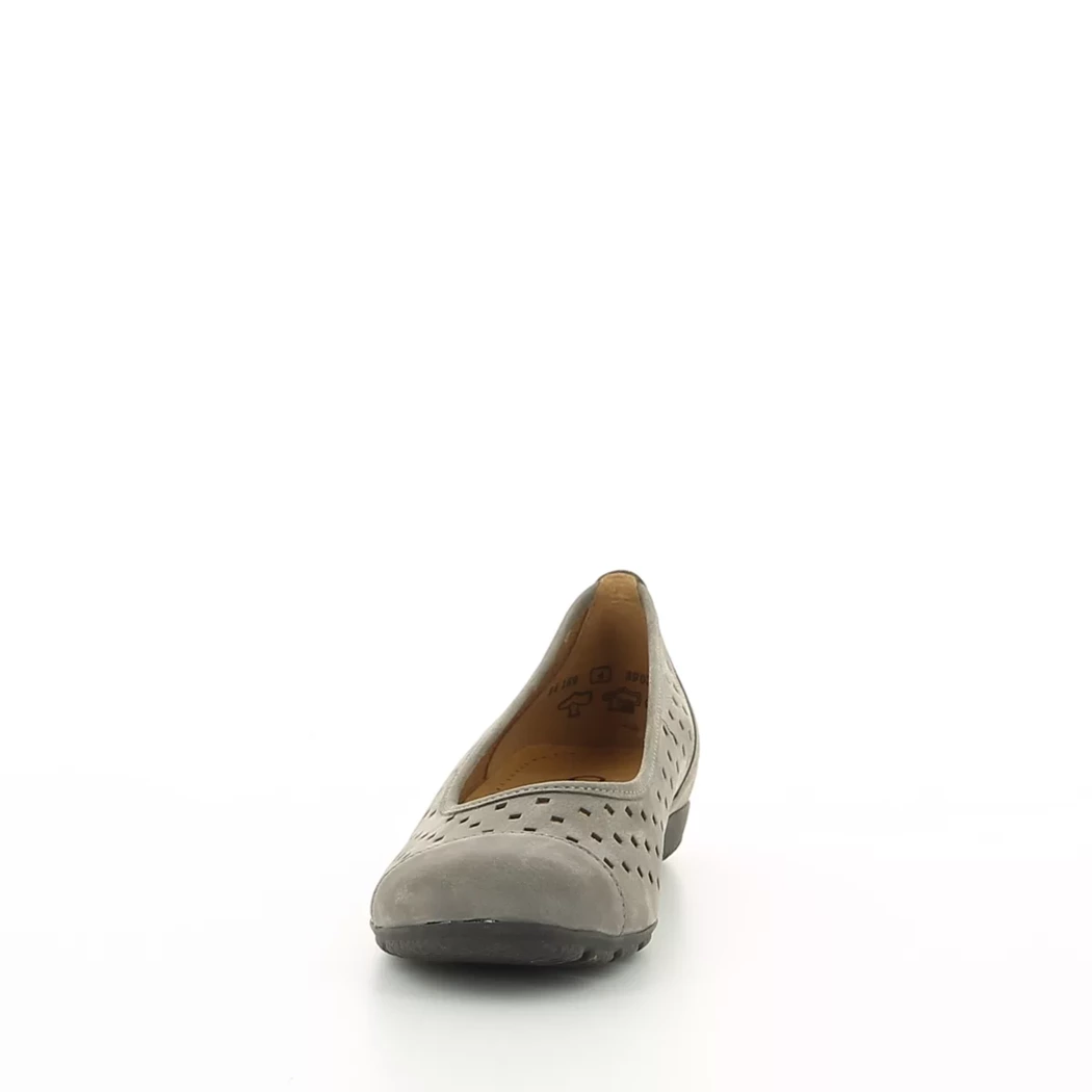 Image (5) de la chaussures Gabor - Ballerines Taupe en Cuir nubuck