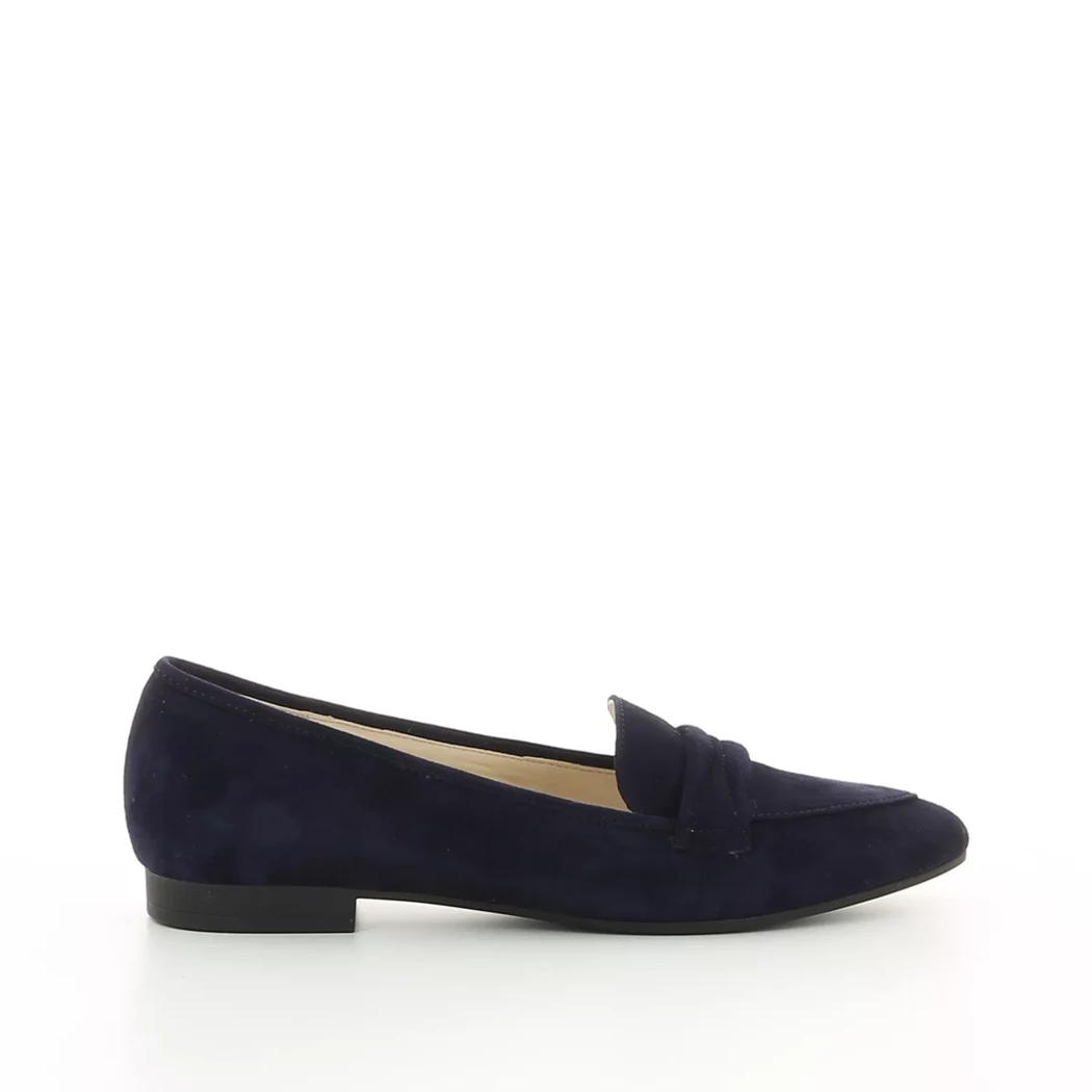 Image (2) de la chaussures Gabor - Mocassins Bleu en Cuir nubuck