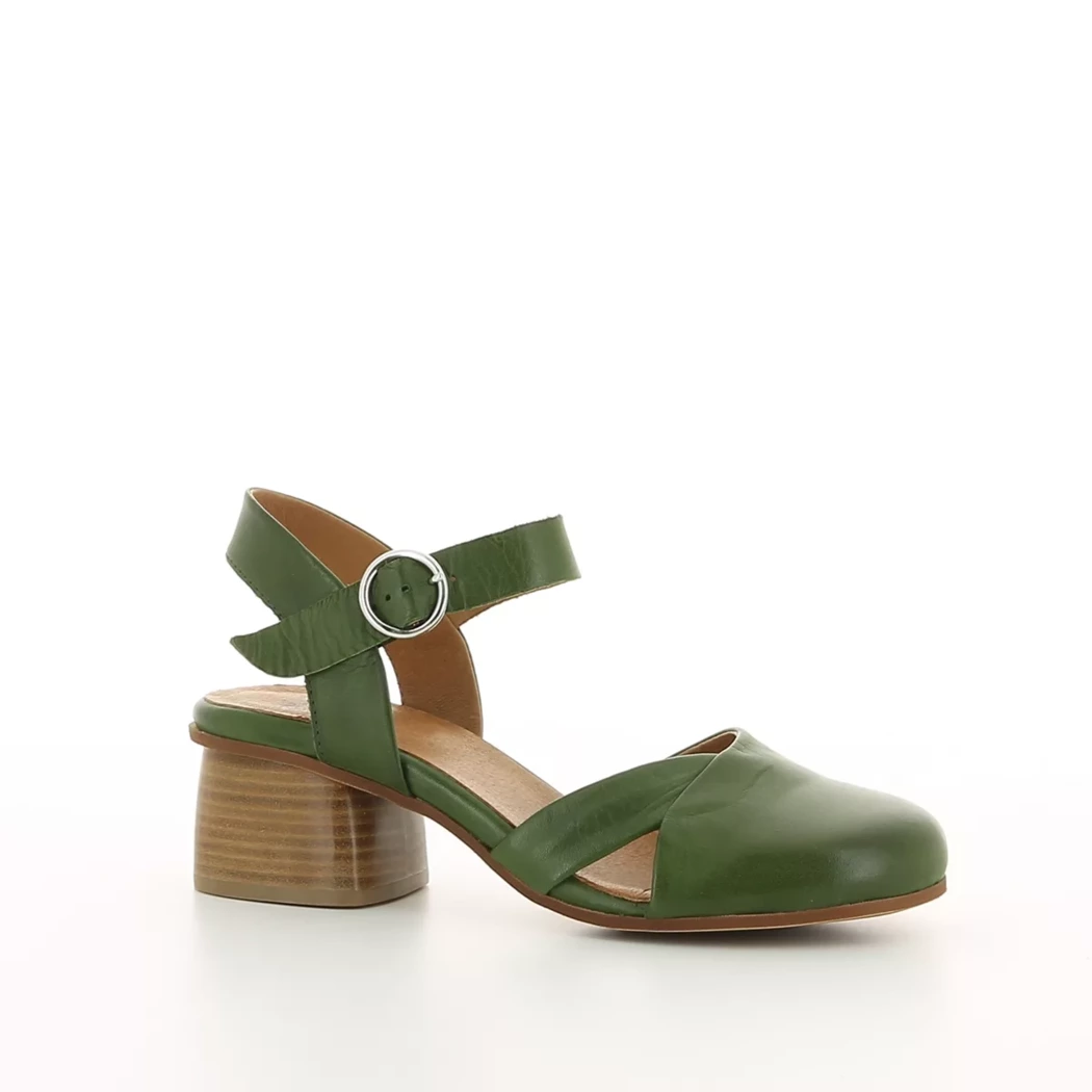 Image (1) de la chaussures Miz Mooz - Escarpins Vert en Cuir