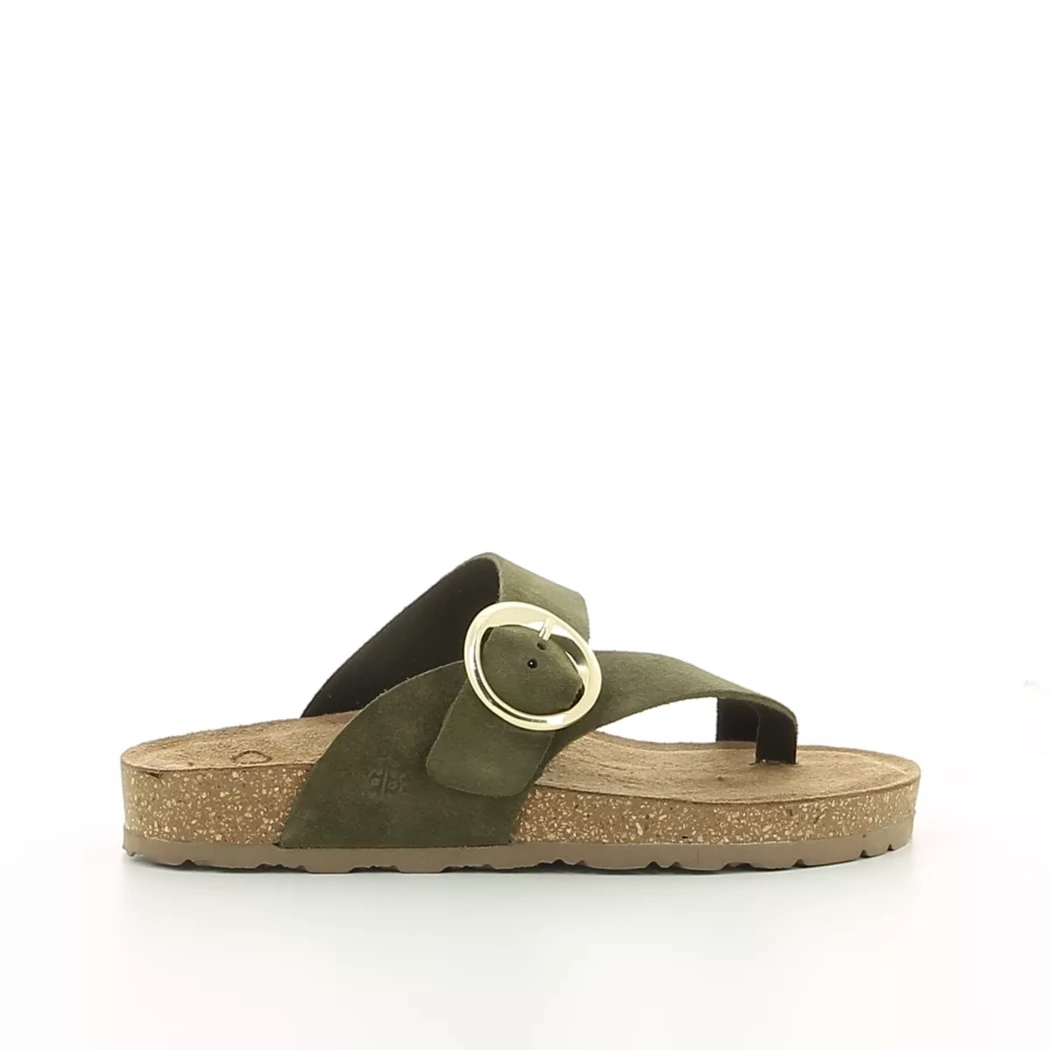 Image (2) de la chaussures Yokono - Mules et Sabots Vert en Cuir nubuck