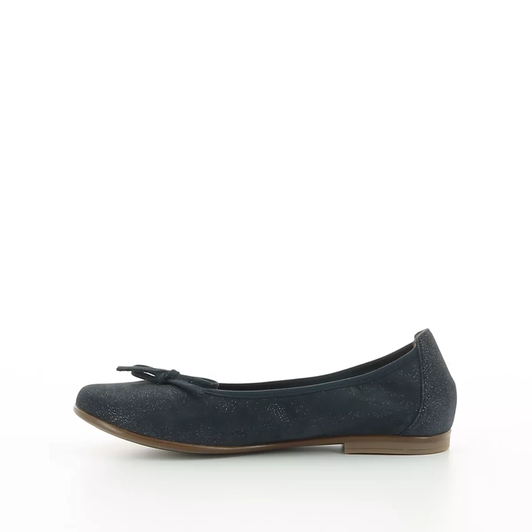 Image (4) de la chaussures Bellamy - Ballerines Bleu en Cuir nubuck