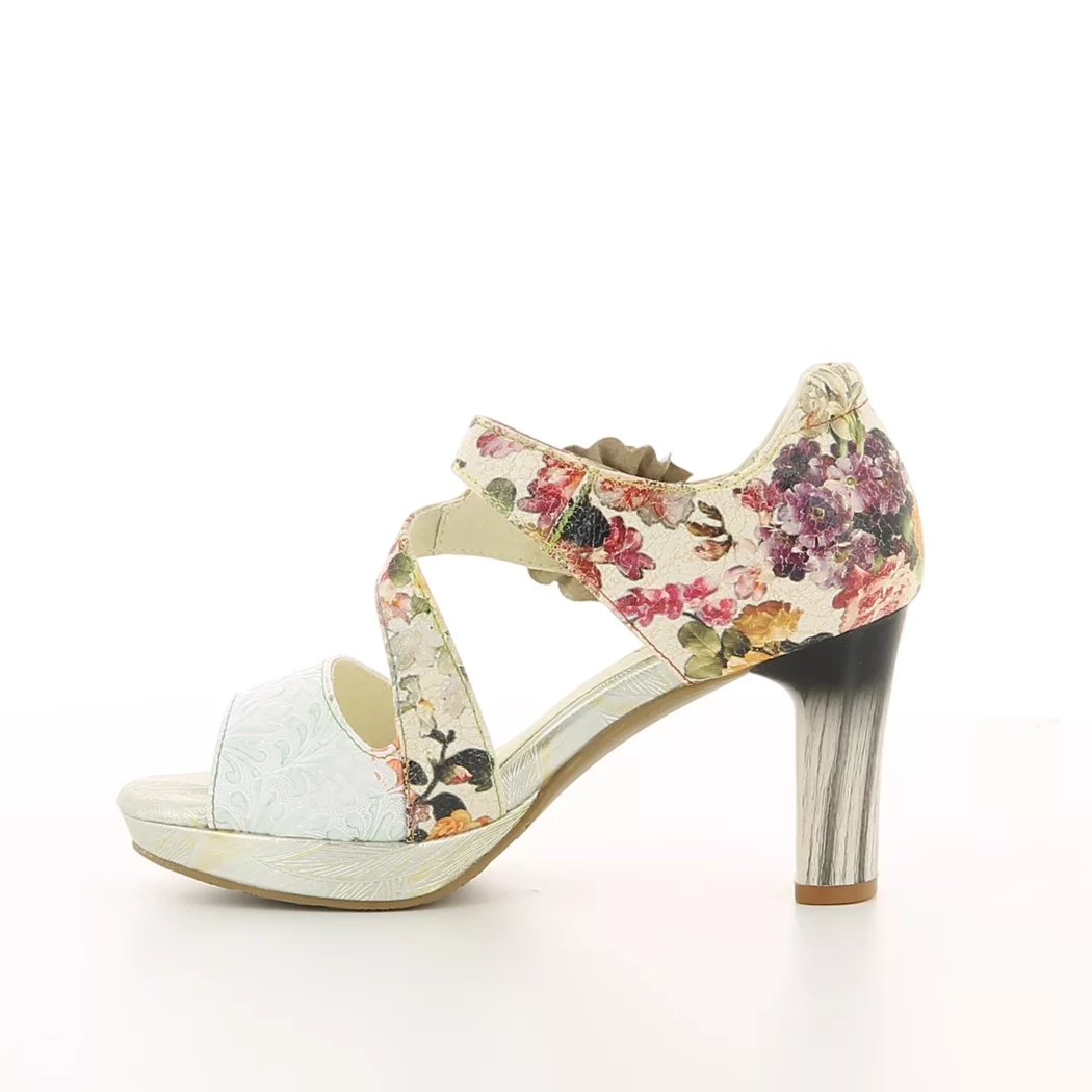 Image (4) de la chaussures Laura Vita - Sandales et Nu-Pieds Multicolore en Cuir