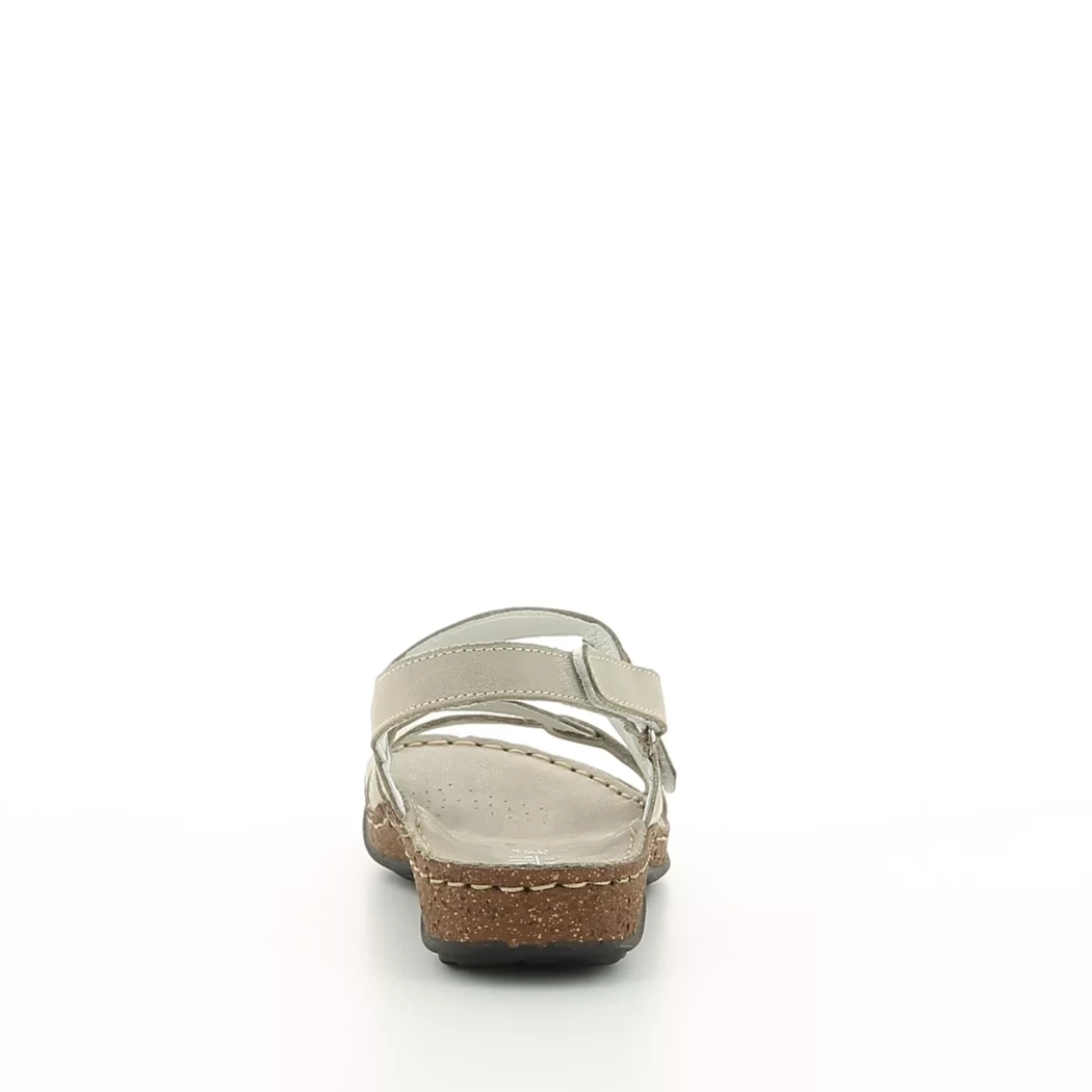 Image (3) de la chaussures Calba - Sandales et Nu-Pieds Beige en Cuir nubuck